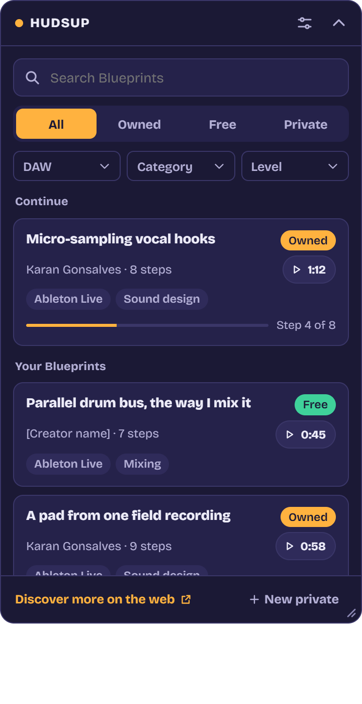 HUDSUPP desktop HUD library listing Blueprints